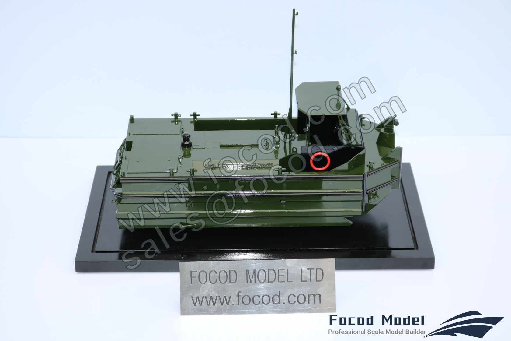 custom made model of bridge boat